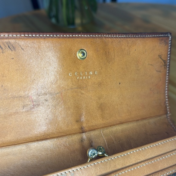 Authentic Celine Macadam Brown Continental Long Wallet - Picture 6 of 8